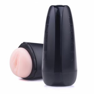 Masturbator Mistress, 12 Moduri Vibratii, TPE, USB, Natural, 20.8 cm,