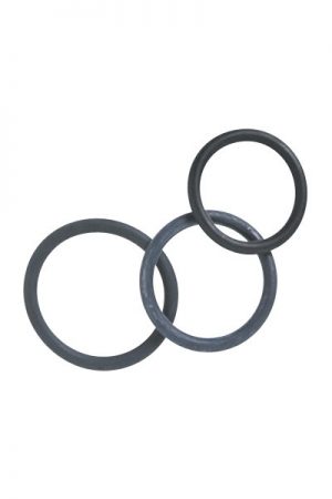 COCK & BALL RINGS RUBBER SET X3