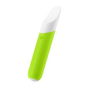 Ultra Power Bullet 7 Silicon Vibrator 12 Green USB Vibration Modes