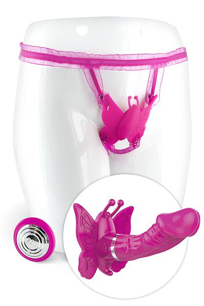 Camille Vibrating Butterfly Pink