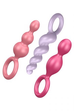 Satisfyer Plugs Colored Set Of 3 anal toy